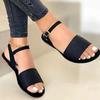 Fashion New Summer Flats Women's Sandals 2024 Ankle Strap Casual Ladies Roman Shoes Open Toe Cozy Female Gladiator Fashion Woman Sandals