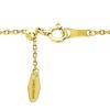 Chain Necklace Gold 18K K18 Round Azuki Slide Adjuster Chain Length Adjustable Width Length 45cm [Lara Christie] 1.1mm Approx. 2.2g Lc97-0027