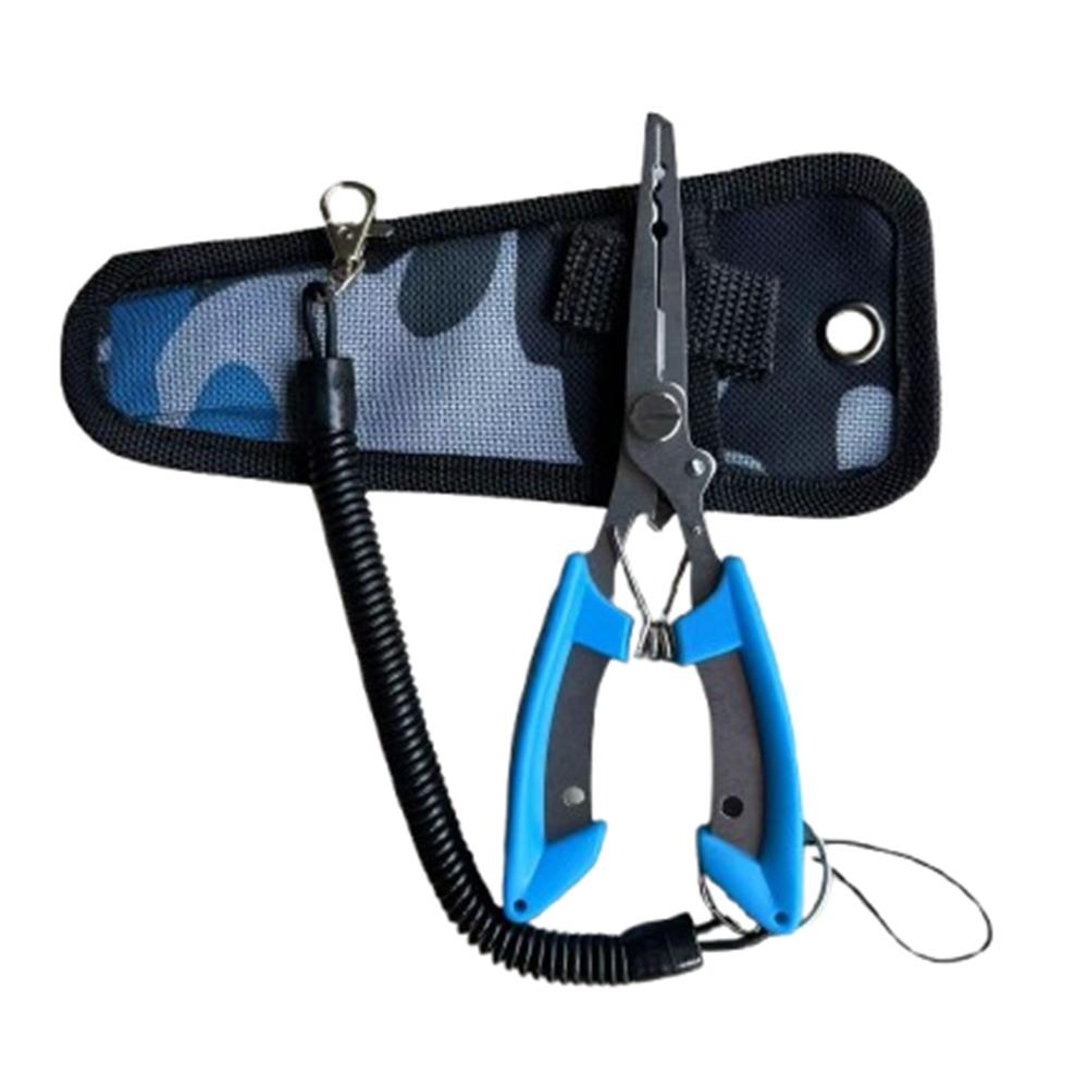 1 Set Split Ring Opener Fishing Pliers Portable Fishing Line Cutter Angling Helper