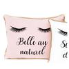 [Q9988] - Designer Cushion 'Diva - Sleeping Eyes' Rose Gold (Belle Au Naturel) - 40x30x9 Cm