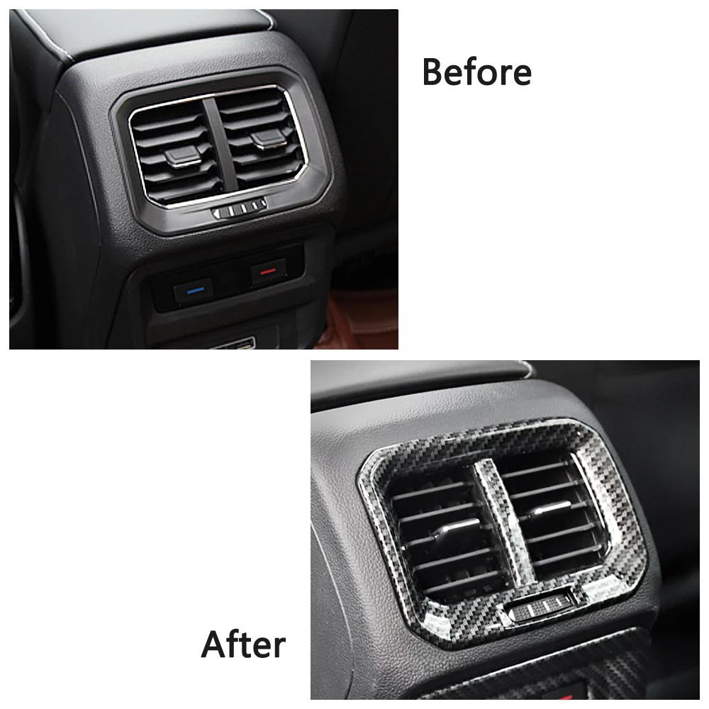 Для Volkswagen VW Tiguan MK2 2017-2019 Центральная консоль Ящик для хранения вещей Подлокотник Ящик для розетки переменного тока Вентиляционное отверстие USB Панель Крышка Отделка