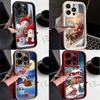 N103 Новогодний Веселый Рождественский дизайн Мягкие чехлы для телефонов Angel Eyes для Samsung S23 S24 Ultra S21 A54 A34 A13 A14 A06 A24 Realme OPPO Противоударный чехол