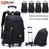 ZIRANYU Detachable Stair-Climbing Rolling School Backpack