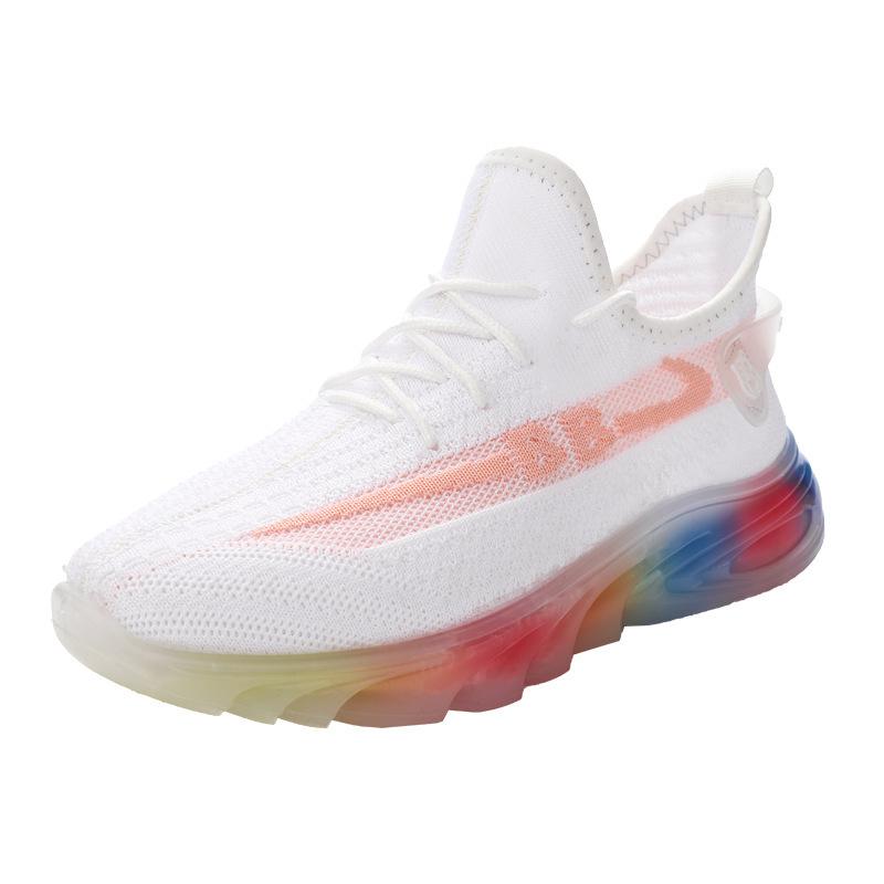 Осенняя новая женская обувь, модные трендовые кроссовки с гелевой подошвой, тканая дышащая повседневная обувь, удобная удобная обувь