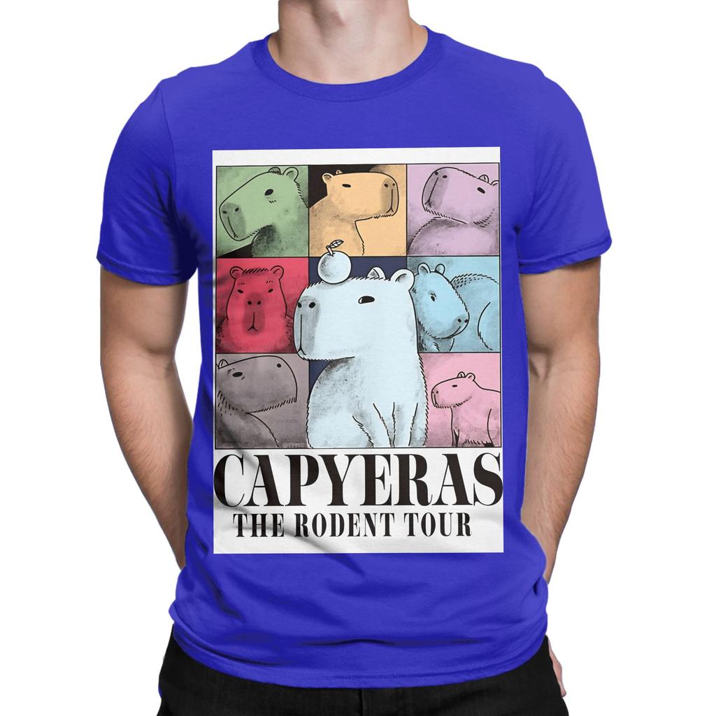 Capyeras Graphic 100 Cotton TShirt capybara Tops Tees For Unisex