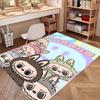 Labubu Print Rug, Washable Floor Carpet, For Entryway Dorm Laundry Room Office Study, Home Decor Birthday Christmas Gift