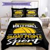 3pcs volleyball Bedding Set Duvet Cover Closure Includes 1 Duvet Cover & 2 Pillowcases, Soft and Comfortable for All Seasons.