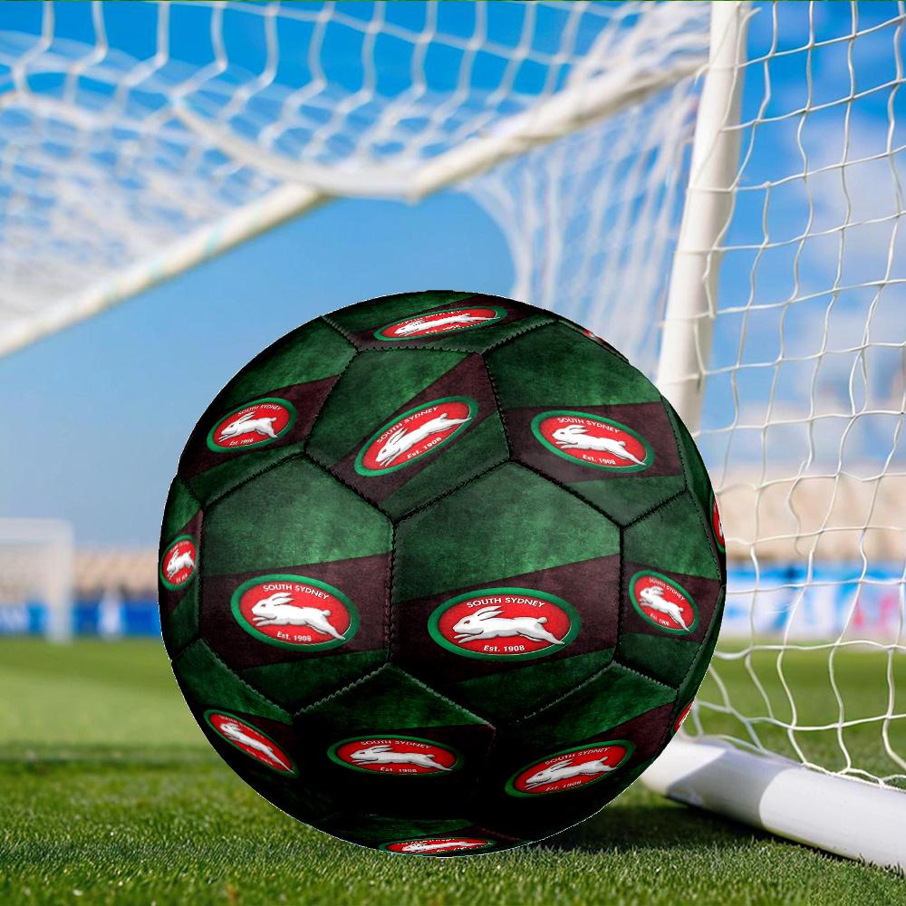 Nrl Rabbit Logo Design Size 5 Soccer Ball, Suitable for Training and Matches, High-Elasticity, Wear-Resistant Material Gift for Fan
