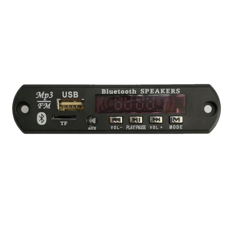 New Wireless Bluetooth 5.0 5V MP3 Board Car Audio USB TF FM Radio Module MP3 Player with Remote Control