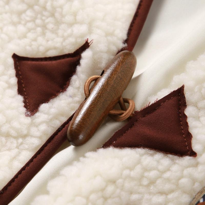 Женский повседневный жилет из овечьей шерсти с принтом, V-образным вырезом, без рукавов, с роговыми пуговицами, карманами, майками, осенний винтажный уличный жилет