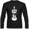 Мужская футболка с длинным рукавом рок-группы U2 Черная L