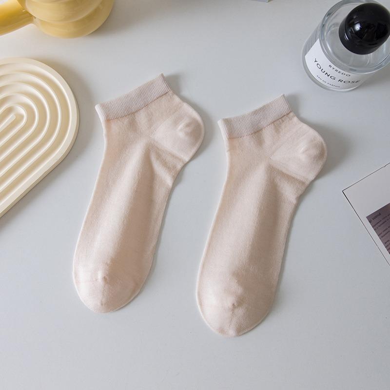 Female Summer Thin Style Breathable Moon Son Boneless Short Tube Cool Feeling Ice Socks