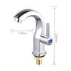 ABS Bathroom Basin Faucet Single Cold Water Tap Basin Sink Faucet Basin Sink Faucet Tap Accessories With Energy-saving Bubbler