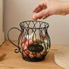 1/2pcs Light Luxury Coffee Capsule Rack Metal K-Cup Organizer for Home Snack Candy Storage Coffee Shop Tabletop Display Basket