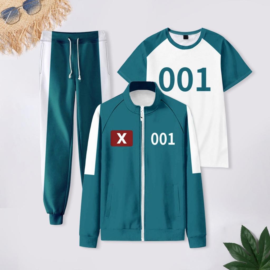 Yousheng 3 шт./комплект детский игровой костюм для косплея повседневный пиджак топ брюки спортивный костюм спортивная одежда соответствие цветов корейский телесериал деревянный костюм человека