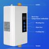 3000W Electric Tankless Instant Hot Water Heater Kitchen Bathroom Shower Sink Tap Thermostat with LED Temperature Display