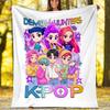 Kpop1 printed throw blanket—lightweight,soft,warm;versatile blanket for all seasons—perfect as &air-conditioning throw,nap blanket
