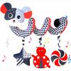 Spiral Hanging Stroller Baby Toys, High Contrast Car Seat Baby Toys for Crib Mobile, Pram Bed Stroller Sensory Plush Toy for Newborn 0 3 6 9 12 Month