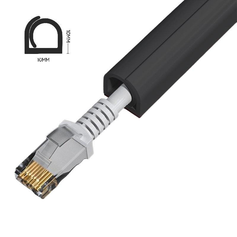 1PC 1/2/3/5/10m Wire Cords Covers Paintable Cable Concealer Cable Hider TV on Wall Wire Hiders Cable Management Cord Hider Wall