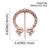 Брошь в стиле викингов Twists Knotted Fibula для женщин, булавка для шали, корейские украшения, аксессуары, булавка для плаща
