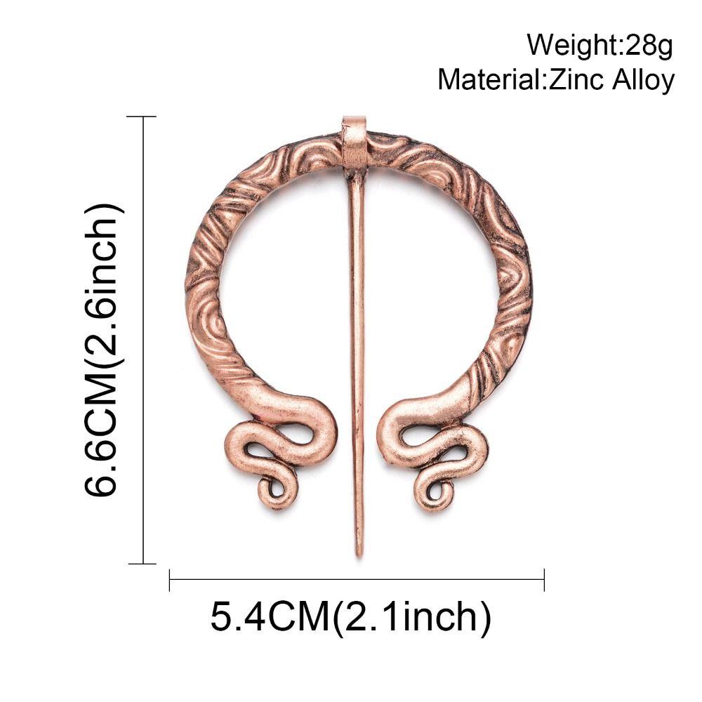 Брошь в стиле викингов Twists Knotted Fibula для женщин, булавка для шали, корейские украшения, аксессуары, булавка для плаща