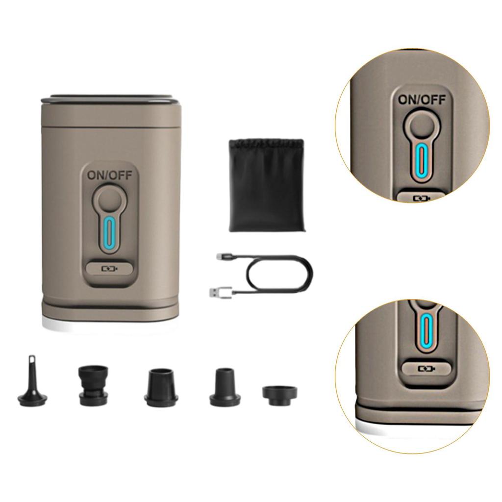 Портативный воздушный насос для надувных изделий для бассейнов, поплавков, спорта на открытом воздухе, кемпинга