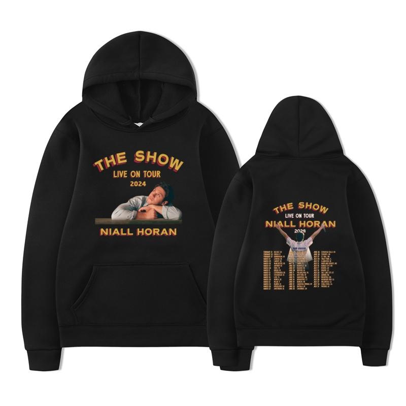 THE SHOW Letter Printed NIALL HORAN Hoodie Men's Fashion Harajuku Hoodie Hip Hop Long Sleeve Sweatshirt
