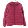 Long Sleeve Ultra Light Down Seamless Parker M Magenta Women Used