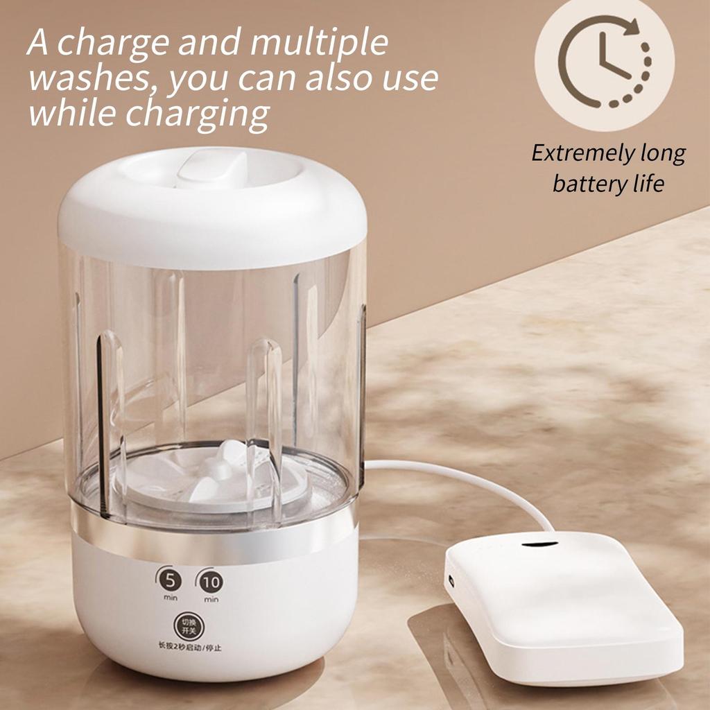Portable Washing Machine Small Cordless Washing Machine Home Daily Supplies for Home Dormitory RV Camping Travel Table
