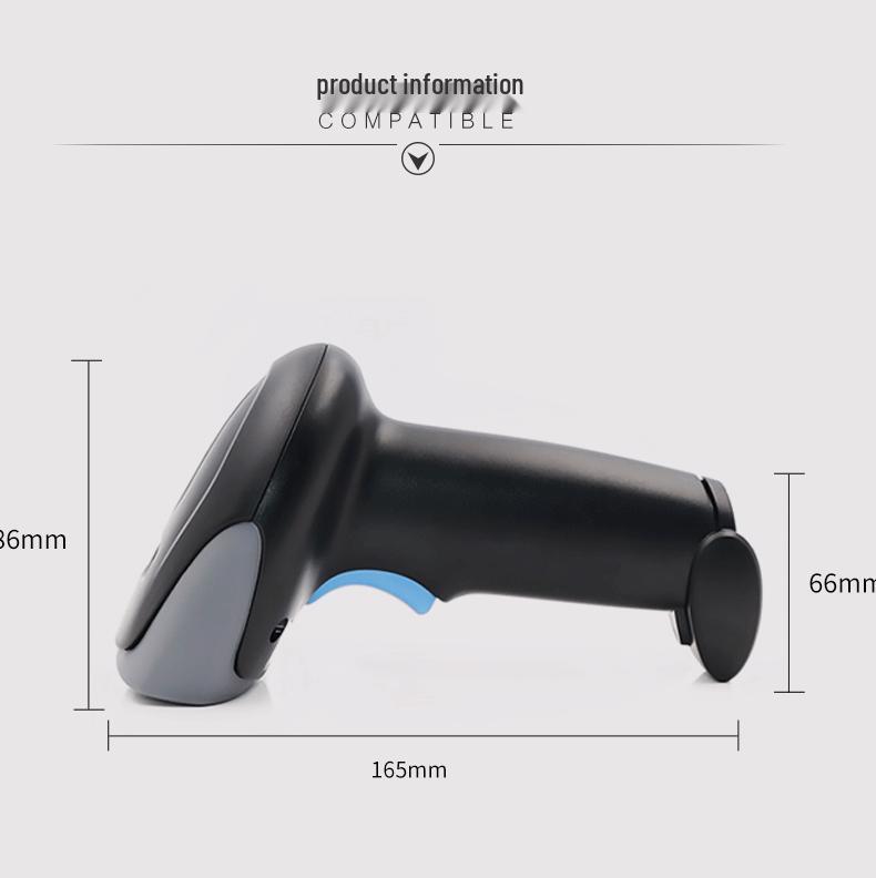 Youku Беспроводной Bluetooth 2D Лазерный Сканер Штрих-кодов для Супермаркета, Кассового Аппарата и Логистики