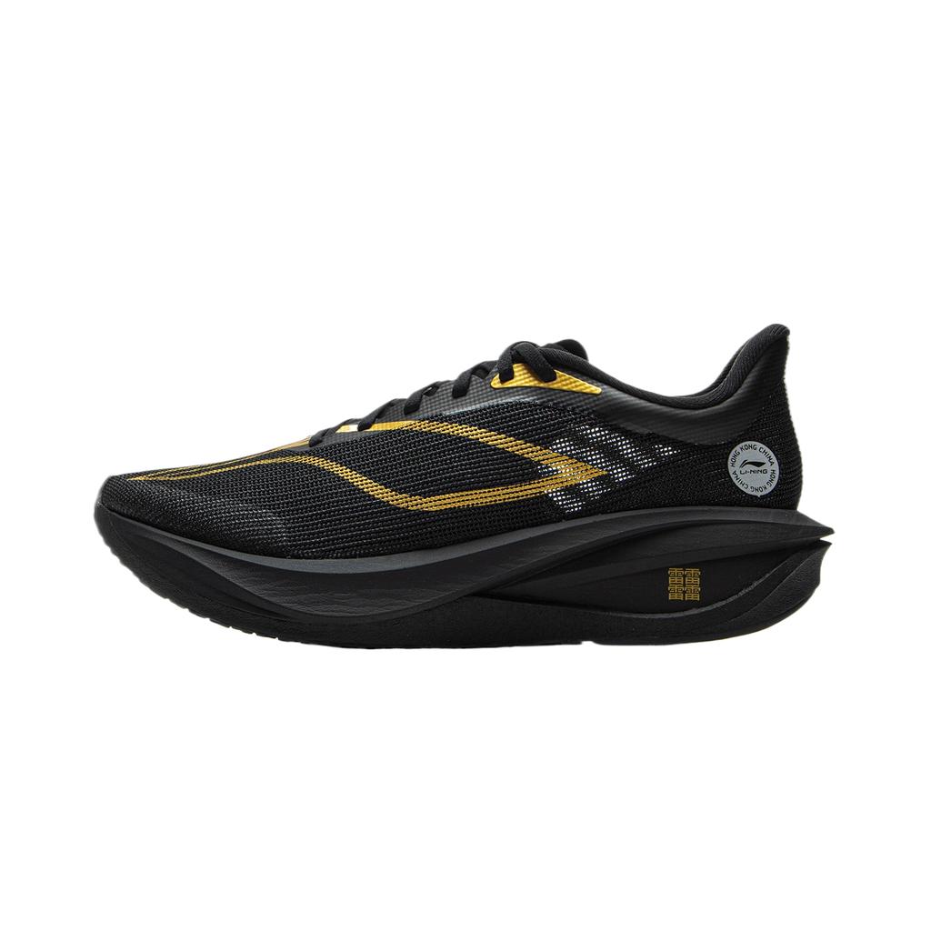 Мужские низкие кроссовки для бега Li Ning Черно-желтые ARMV001-3