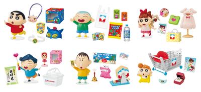 Покупка цветных карандашей в Sato 1 H115мм x Ш70мм x ПВХ Re-Ment Shin-chan Kokonokado! Коробка, D60мм,