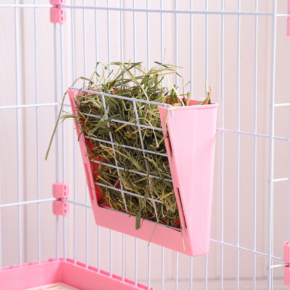 Rabbit Hay Rack Large Capacity Hay Feeder Cage Accessories For Rabbits Birds Guinea Pig Chinchilla
