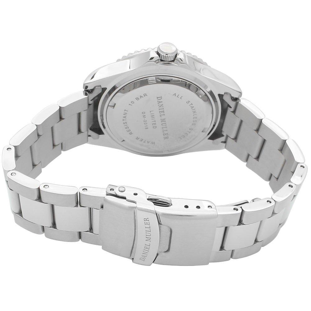 [Даниэль Мюллер] Часы DANIEL MULLER из нержавеющей стали, водонепроницаемые, 10 АТМ, дайверские часы DM-2018GN, зеленые