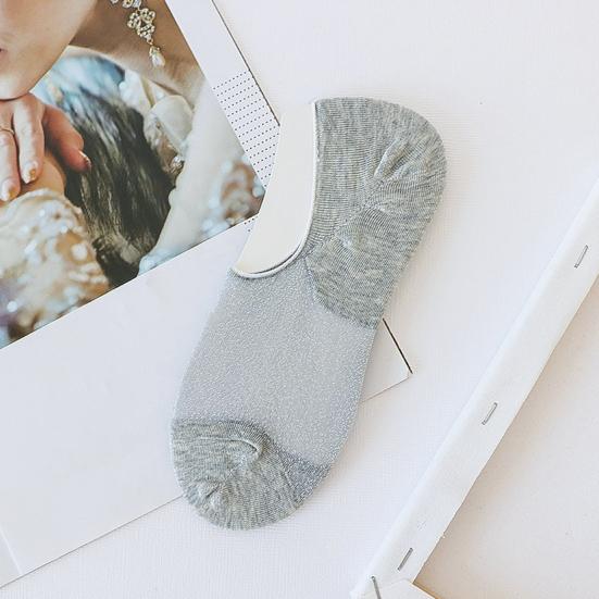 10 пар женских блестящих носков-лодочек, невидимые прозрачные шелковистые носки, прозрачные, блестящие, ультратонкие носки для весны и лета