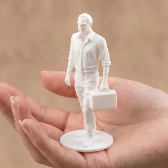 Статуэтка бизнесмена на стол Yousheng, 3D-печатный офисный декор для мужчин, Фигурка руководителя с портфелем, Мотивирующий подарок для домашнего офиса