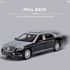 1:24-масштабная модель автомобиля класса люкс Benz S600 из сплава, отлитые под давлением металлические игрушечные транспортные средства, модель автомобиля с высоким имитационным звуком и светом, подарок для детей
