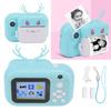 Детская камера для печати Mini 24MP Fawn Shape Blue HD Print Paper Roll Instant Photo Cameras