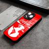 Чехол для телефона C-Coca-Fashion Cola для 17 Pro Max IPhone 16 Pro 15 12 11 13 Mini X XR XS 14 Plus SE Стеклянная крышка