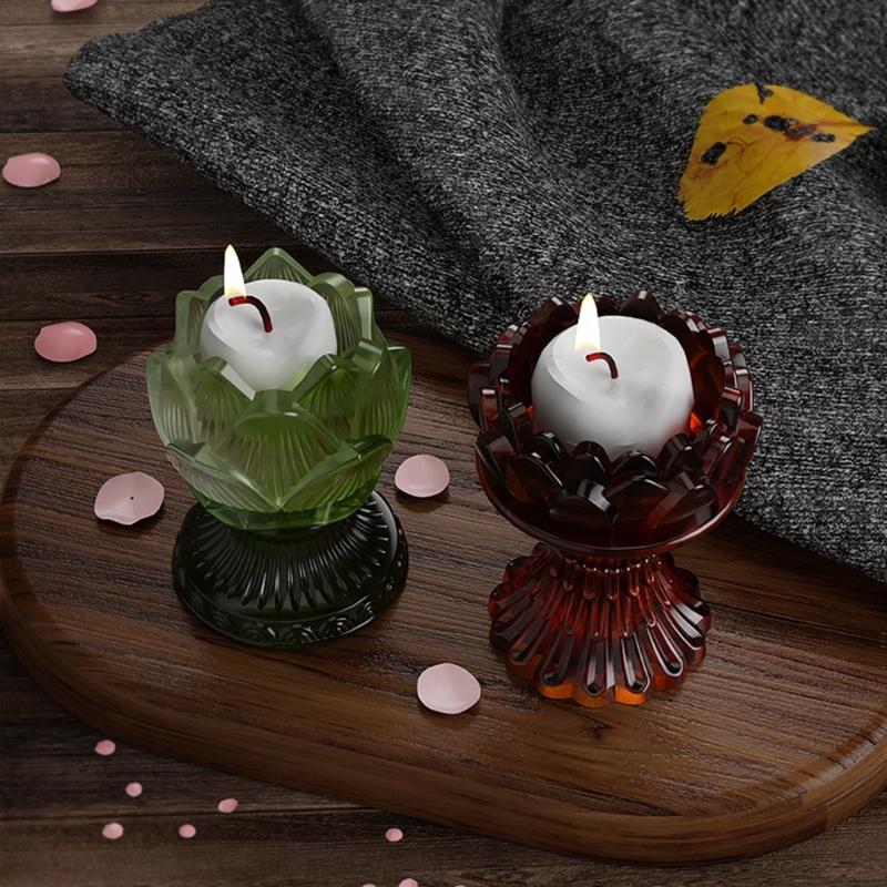 Lotus Mirror Candle Holder Resin Molds Tray Silicone Molds for Resin Epoxy Casting Mold for DIY Candlestick Jewelry