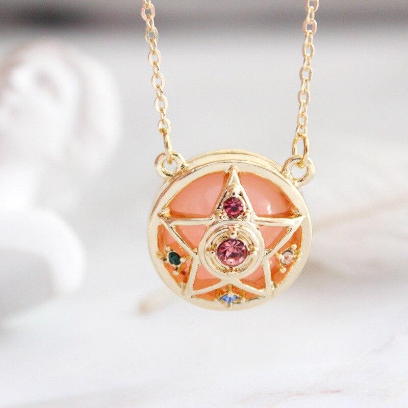 Модное простое женское ожерелье, трехмерное металлическое круглое звездное ожерелье со стразами и драгоценными камнями, модное ювелирное изделие, подарок для женщин