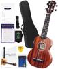 ELVIS Elvis Hilo 1s Soprano Ukulele Mahogany Gloss Finish Beautiful Wood Grain Inspected Before Shipping for Peace of Domestic Instruction Chord
