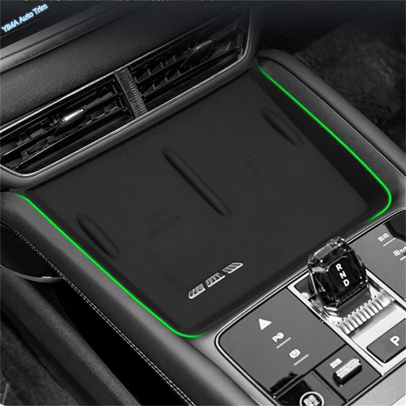 Car Central Console Wireless Charging Silicone Protective Pad Accessories Cover Fit For BYD Sealion 7 Sea lion 07 EV 2024 2025