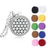 1ml Aromatherapy Oil Necklace Diffuser Diamond Necklace Stainless Steel Openable Sweater Chain Necklace