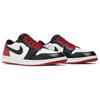 Air Jordan 1 Retro Low OG Black Toe Unisex Sneakers White Varsity-Red CZ0790-106
