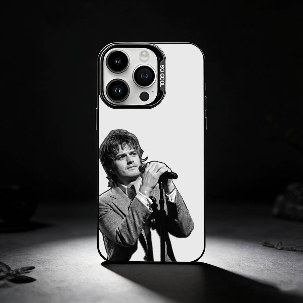 D-Djo Joe K-Keery Singer Phone Case For iPhone 17,16,15,14,13,12,11 Plus,Pro Max,XS,Colored silver phone case