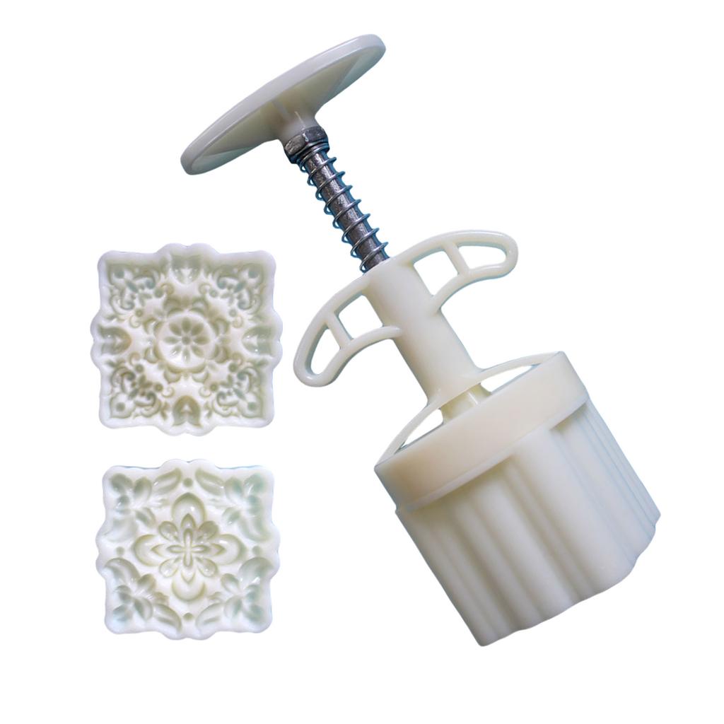 Печенье штампы цветочный узор лунный торт формы ручной пресс лунный торт производитель выпечки инструмент для праздника середины осени