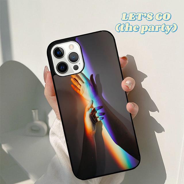 Autumu Rainbow Gay LGBT Finger Phone Case Cover for iPhone 17 Air 16 16e 15 12 11 13 14 Pro Max Apple Plus Coque