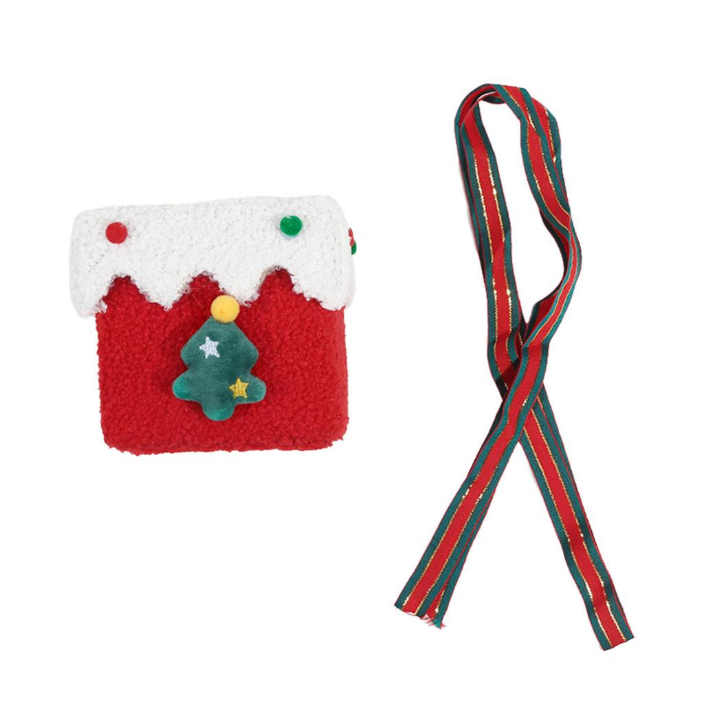 Xmas Lint Bombonera Gift Box with Present Ribbon Xmas Eve Gift Box for Christmas Eve Gifting Family Holiday Activities Hold Small Toys Candies