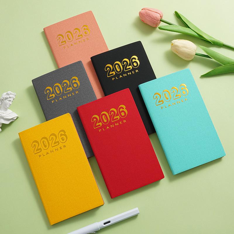 2026 Зарубежный английский ежедневник: 365-дневный карманный блокнот и справочник по тайм-менеджменту